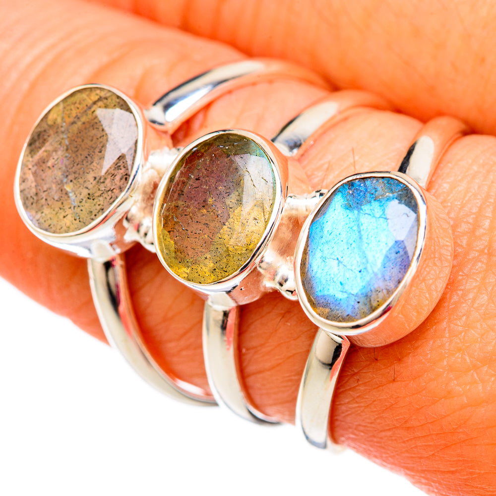 Labradorite Rings handcrafted by Anasilvercos - RING103901