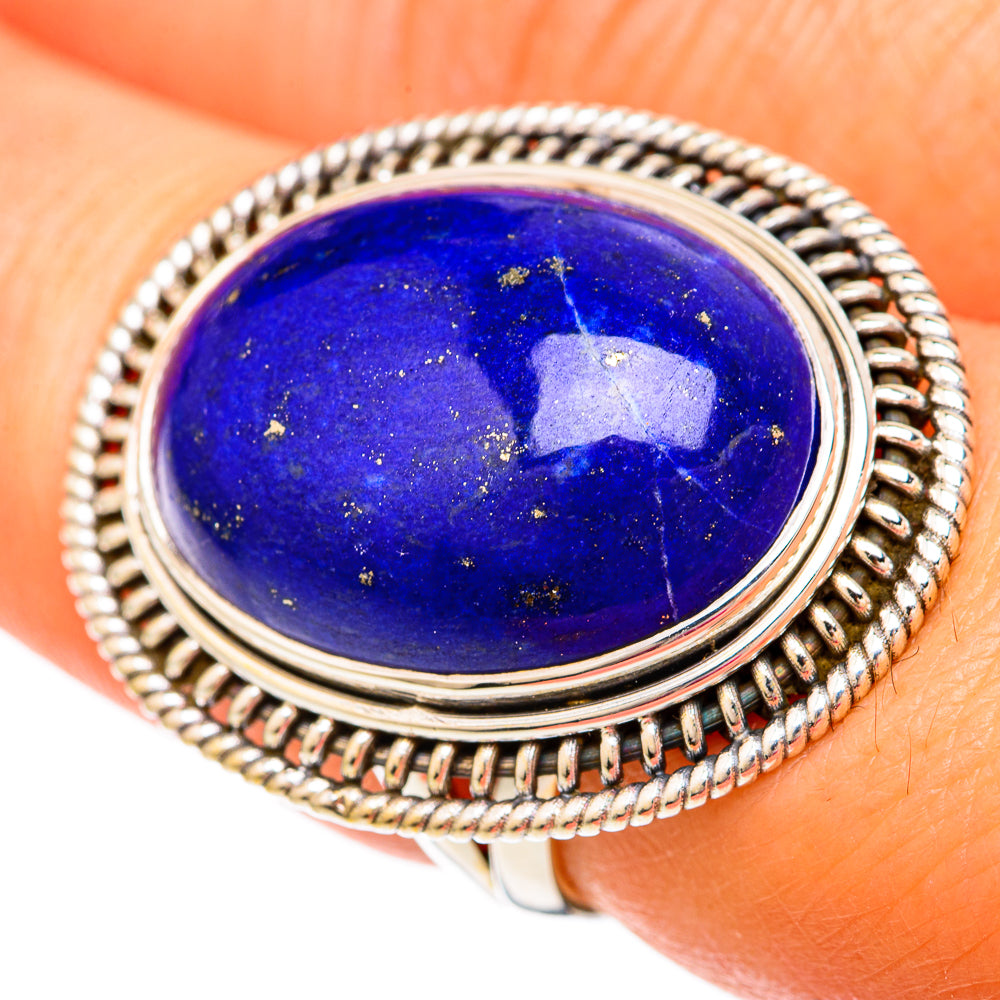 Lapis Lazuli Rings handcrafted by Anasilvercos - RING103905