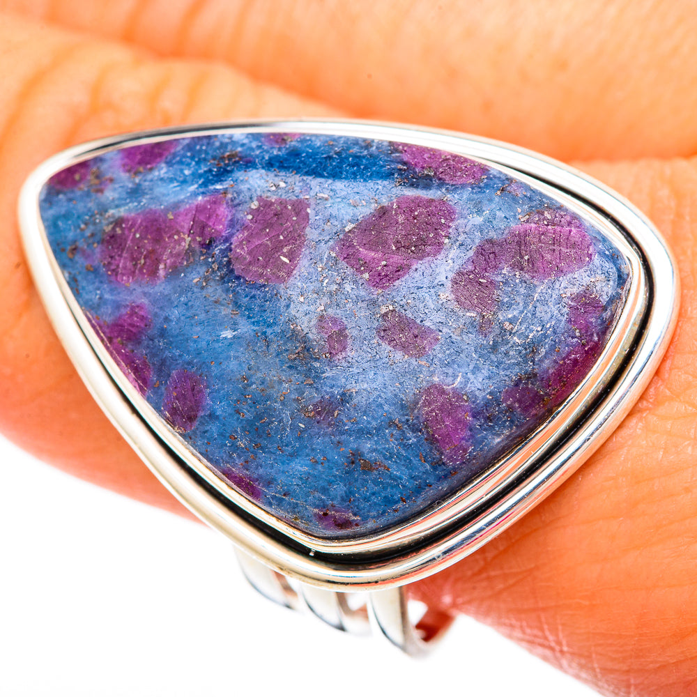 Ruby Fuchsite Rings handcrafted by Anasilvercos - RING103908
