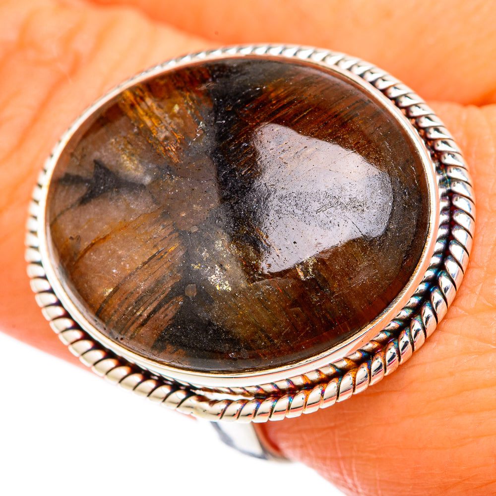 Chiastolite Rings handcrafted by Anasilvercos - RING103914