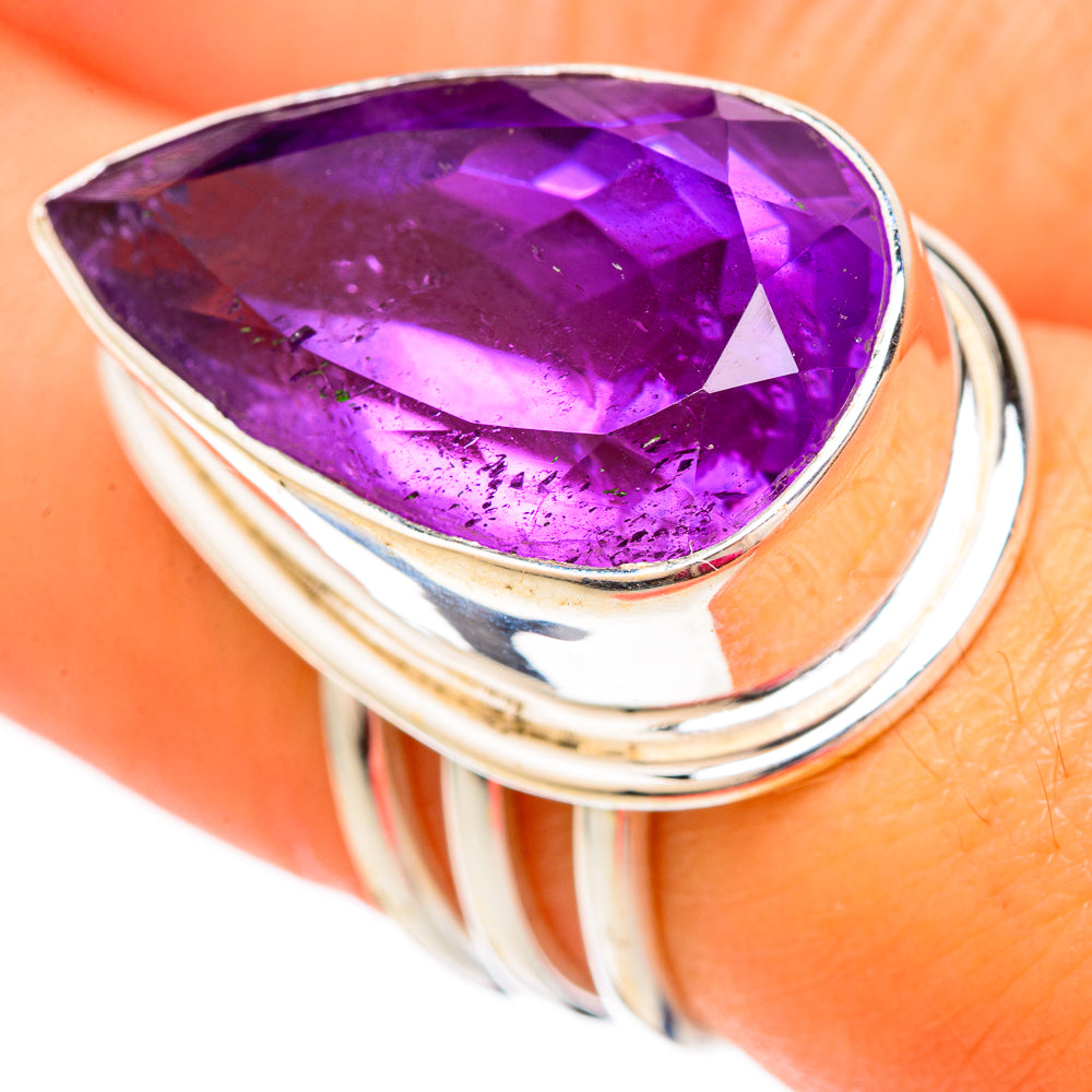 Amethyst Rings handcrafted by Anasilvercos - RING103922