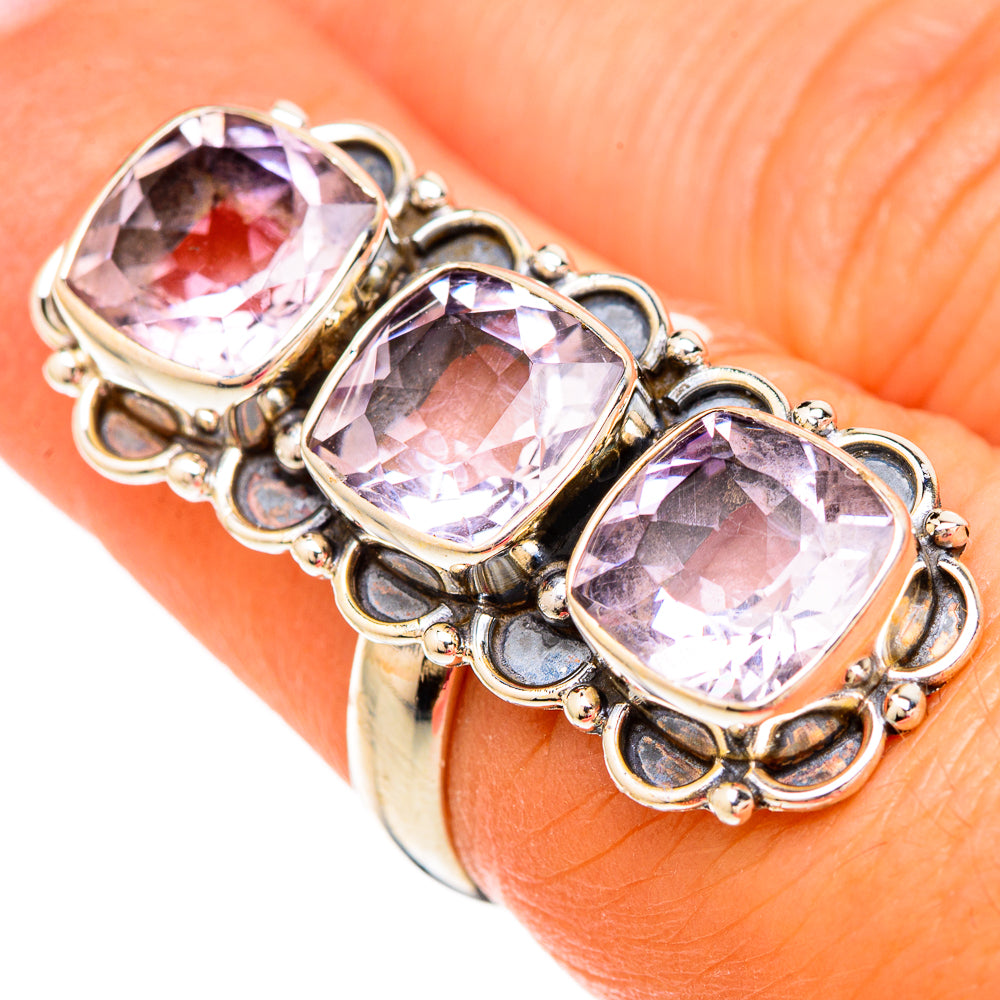 Kunzite Rings handcrafted by Anasilvercos - RING103928