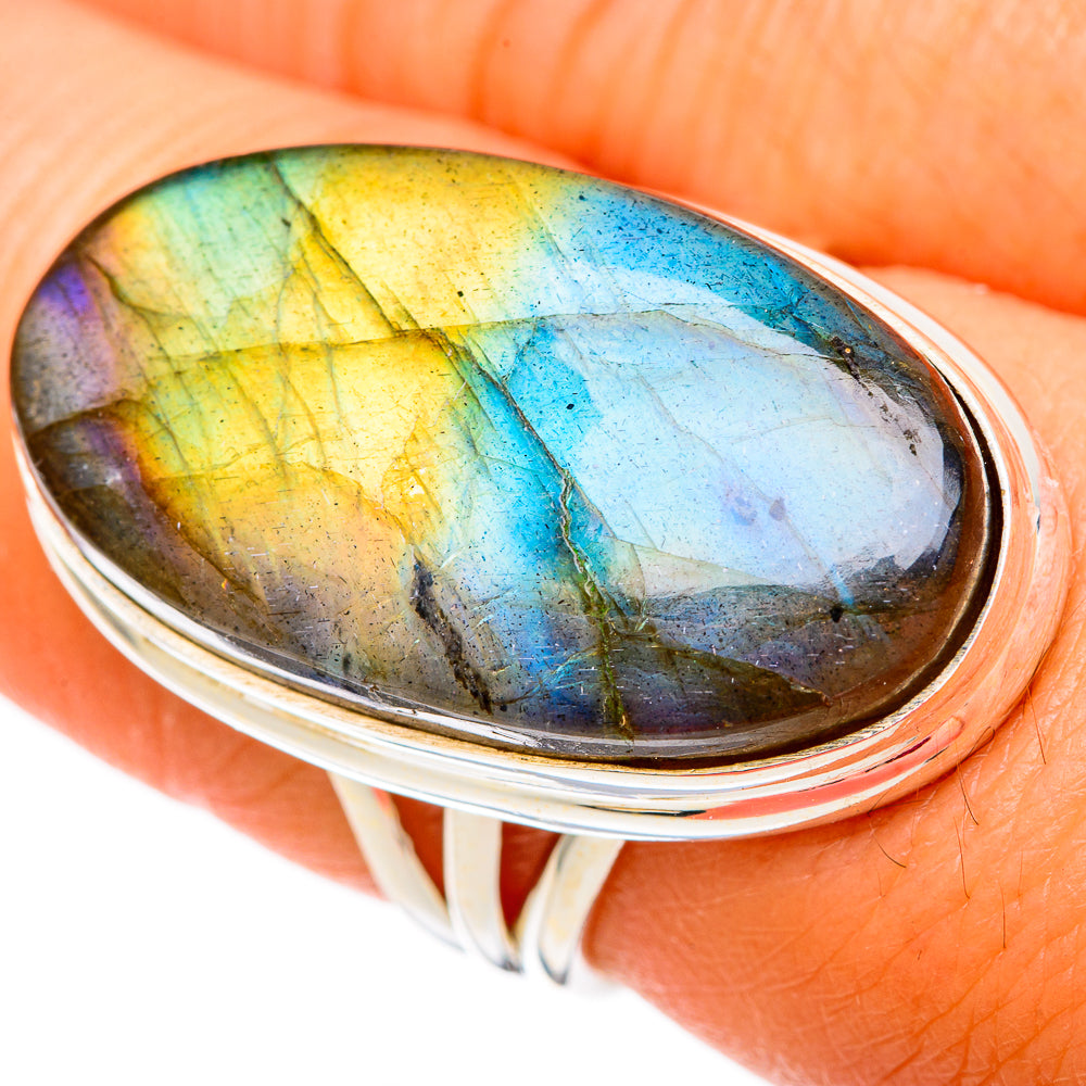 Labradorite Rings handcrafted by Anasilvercos - RING103933