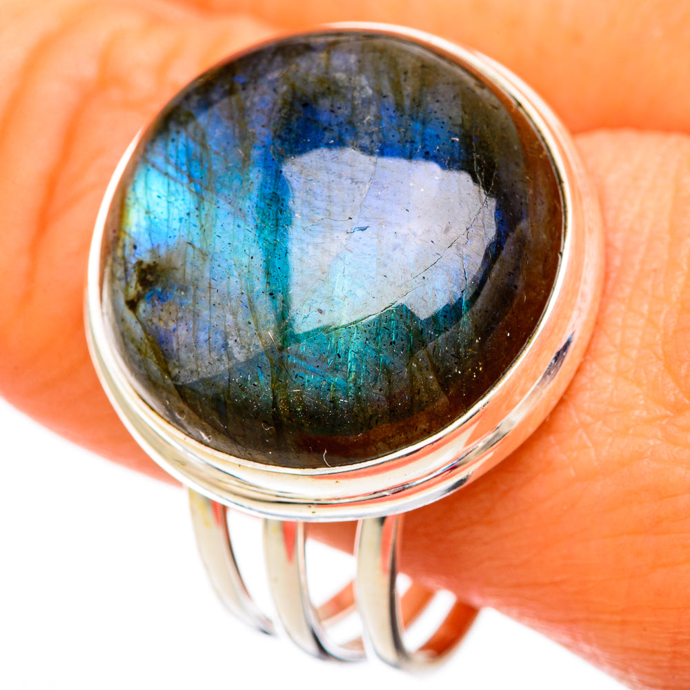 Labradorite Rings handcrafted by Anasilvercos - RING103939