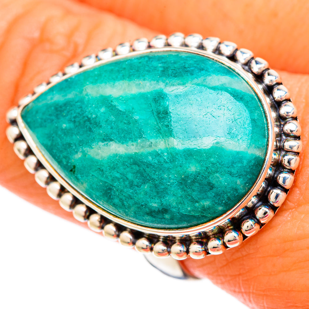 Amazonite Rings handcrafted by Anasilvercos - RING103944