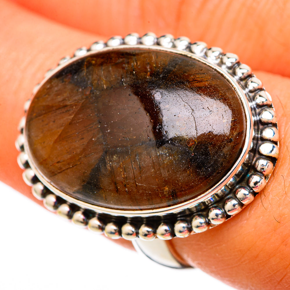 Chiastolite Rings handcrafted by Anasilvercos - RING103946