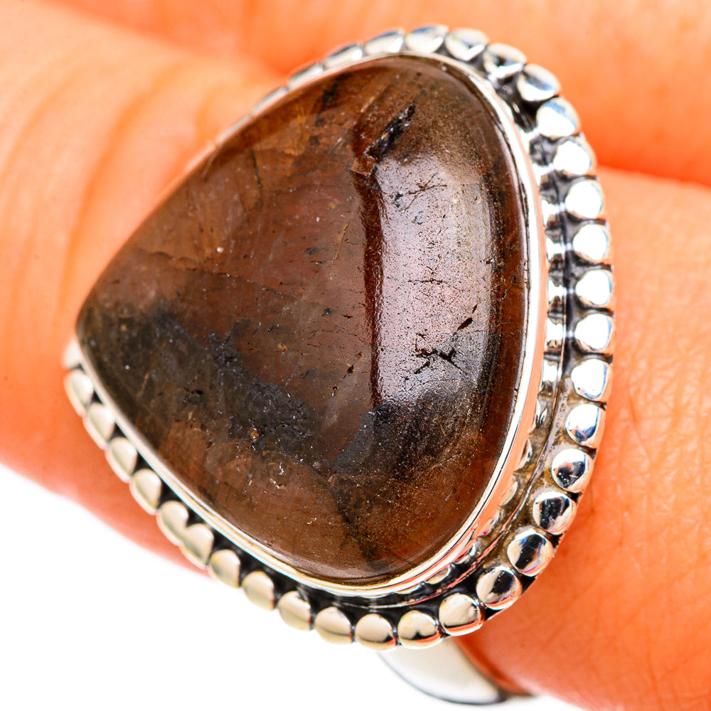 Chiastolite Rings handcrafted by Anasilvercos - RING103947