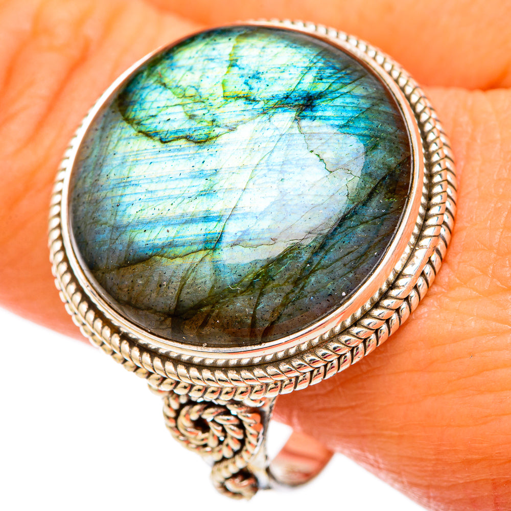 Labradorite Rings handcrafted by Anasilvercos - RING103967