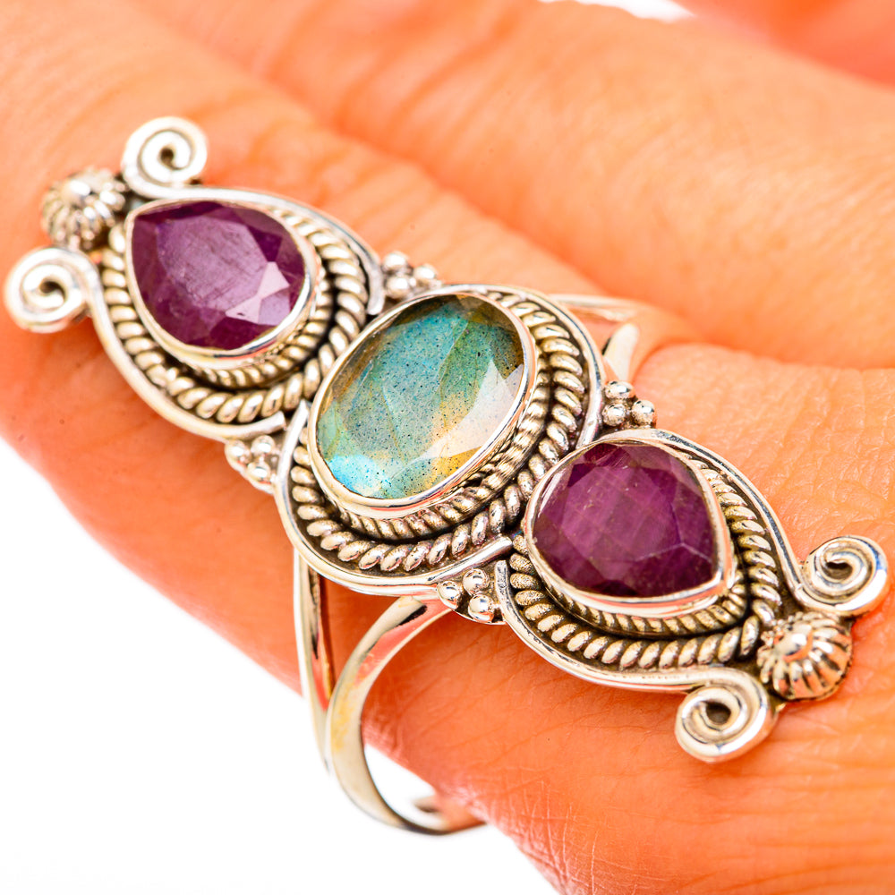 Labradorite Rings handcrafted by Anasilvercos - RING103974