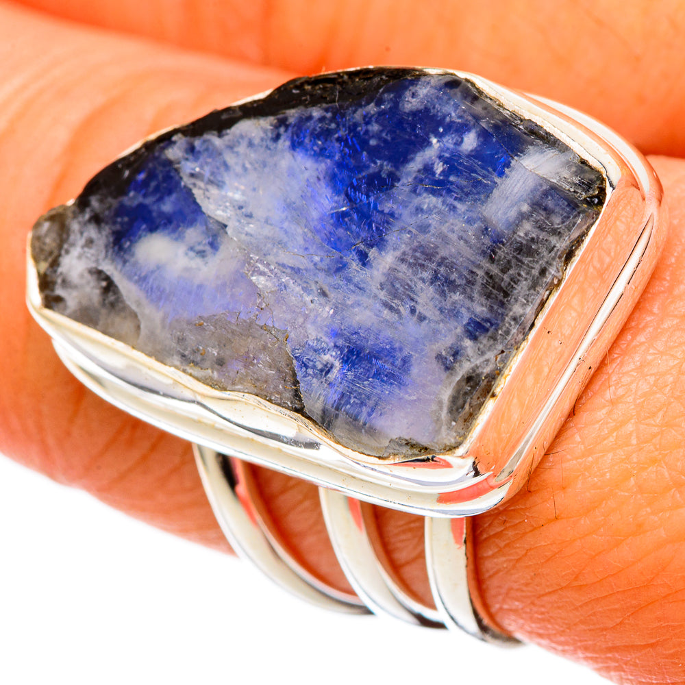 Rainbow Moonstone Rings handcrafted by Anasilvercos - RING103983