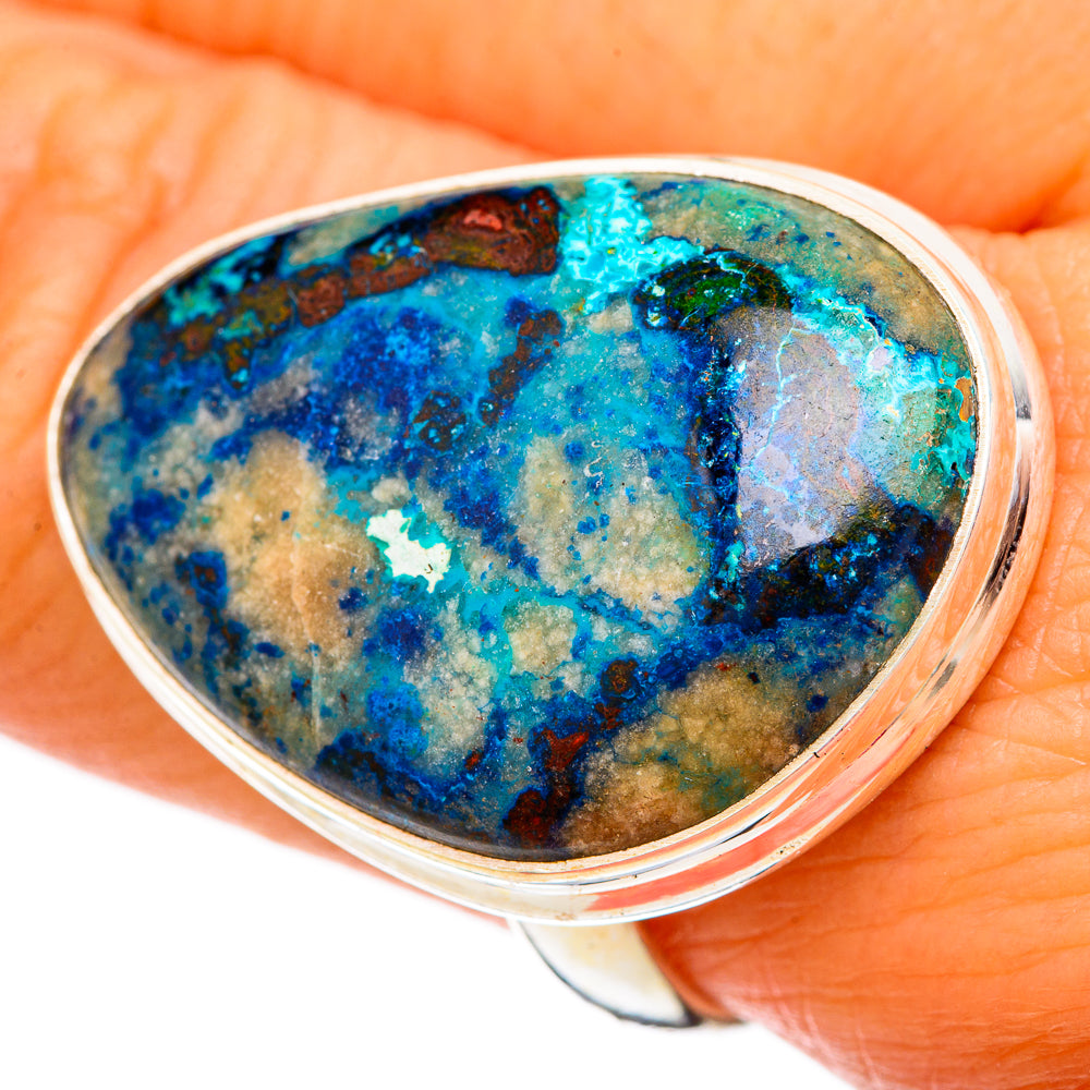 Azurite Rings handcrafted by Anasilvercos - RING103986