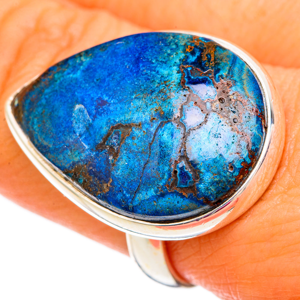 Azurite Rings handcrafted by Anasilvercos - RING103988