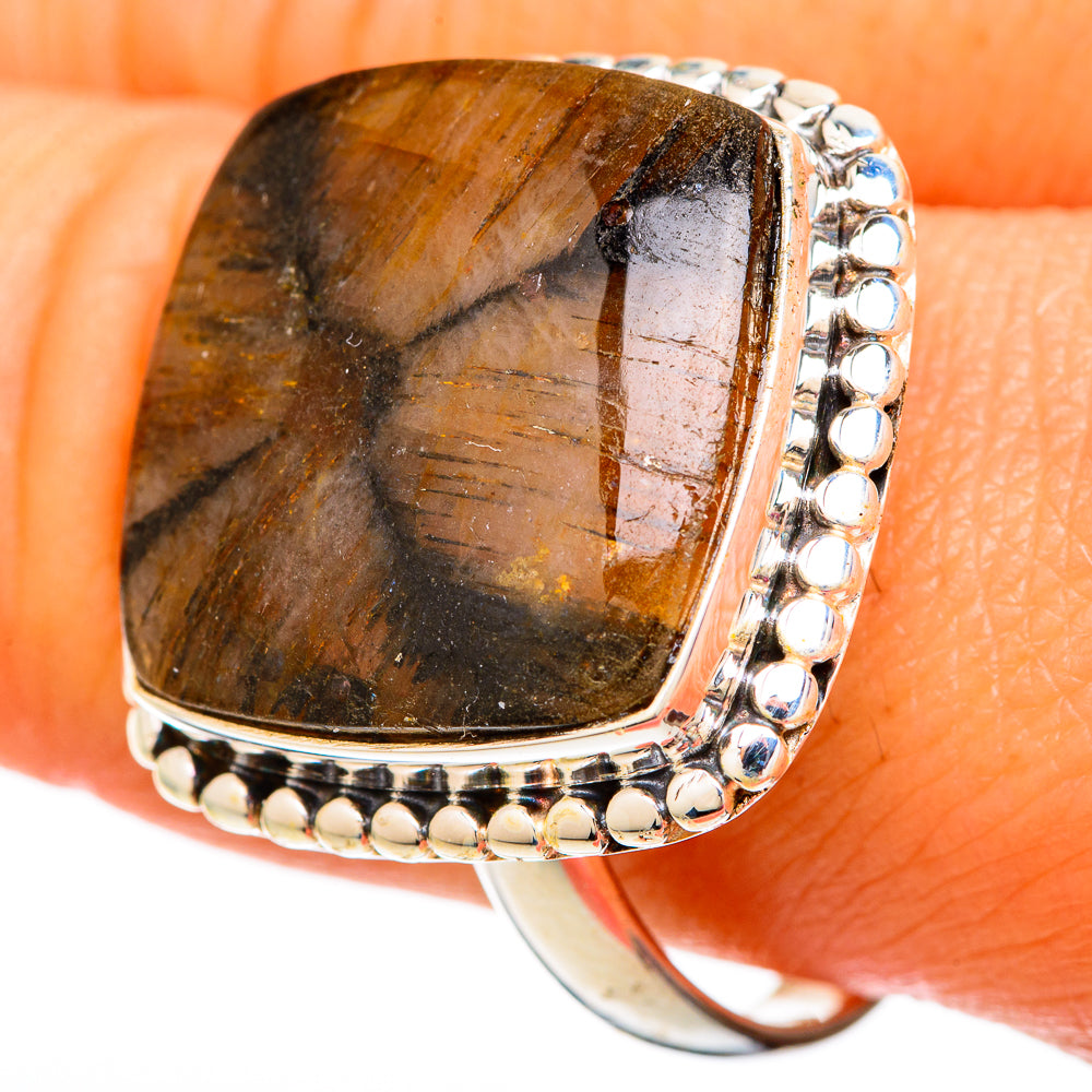 Chiastolite Rings handcrafted by Anasilvercos - RING103995