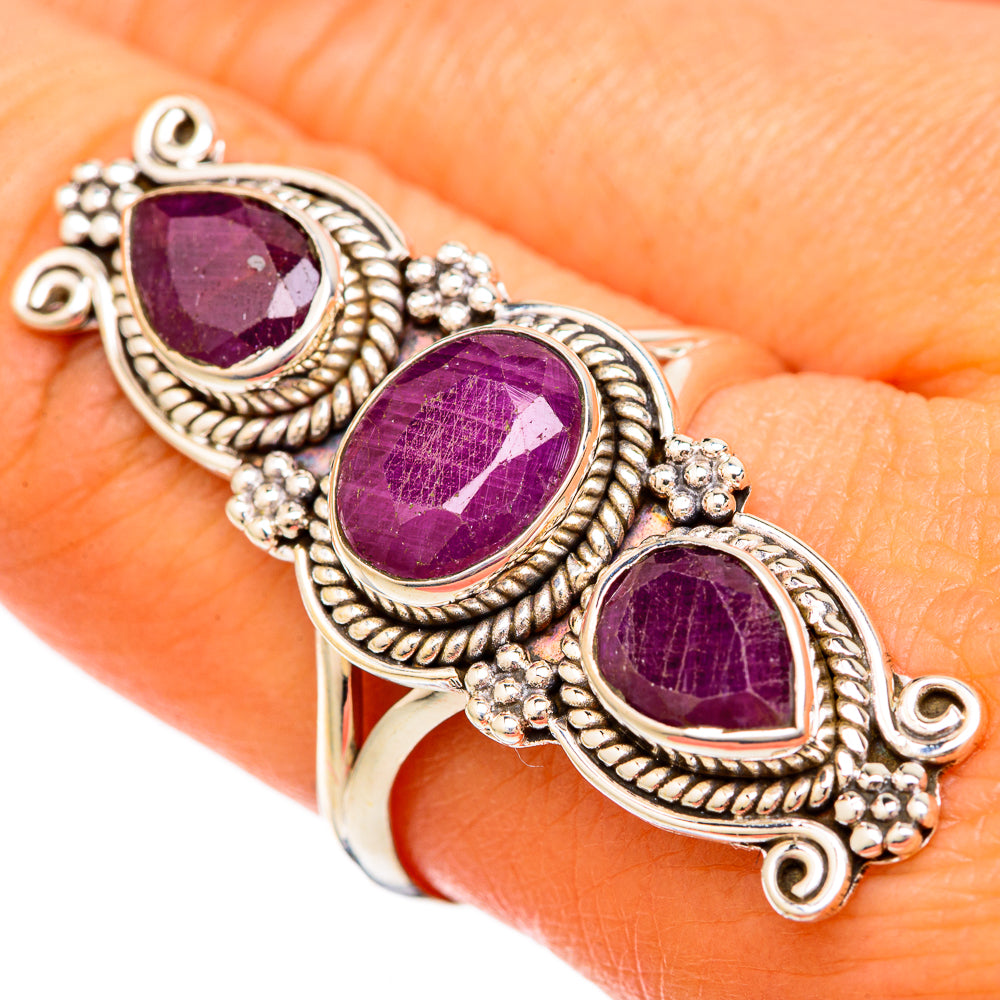 Ruby Rings handcrafted by Anasilvercos - RING104000