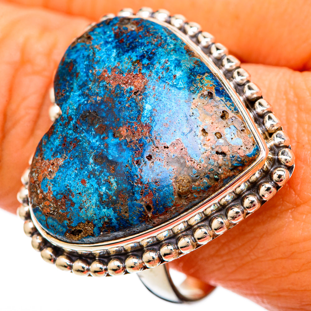 Shattuckite Rings handcrafted by Anasilvercos - RING104011