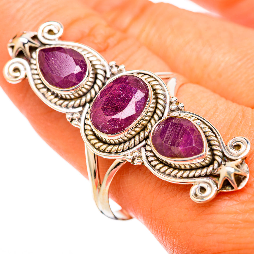 Ruby Rings handcrafted by Anasilvercos - RING104019
