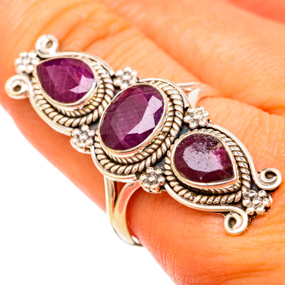 Ruby Rings handcrafted by Anasilvercos - RING104021