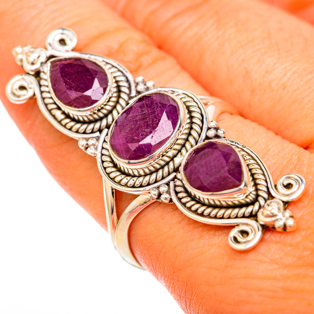 Ruby Rings handcrafted by Anasilvercos - RING104023