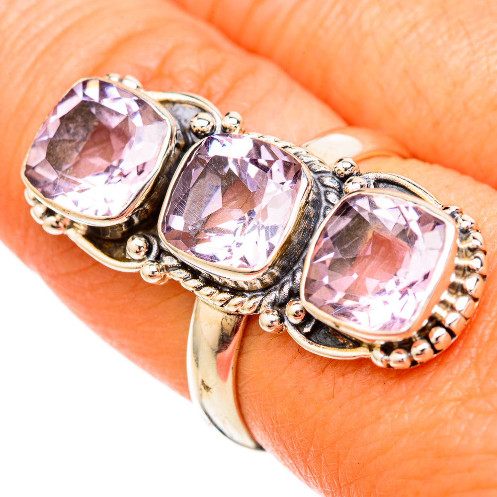 Amethyst Rings handcrafted by Anasilvercos - RING104038