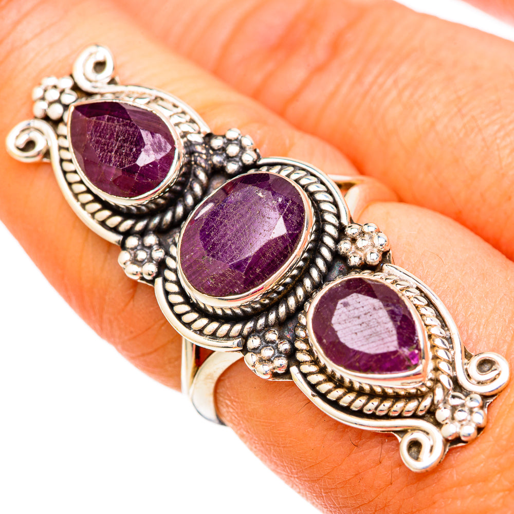 Ruby Rings handcrafted by Anasilvercos - RING104057