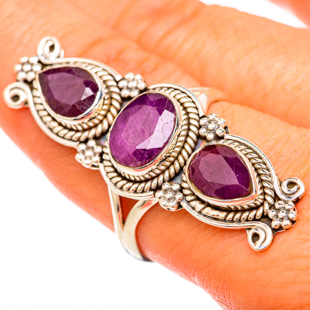 Ruby Rings handcrafted by Anasilvercos - RING104066