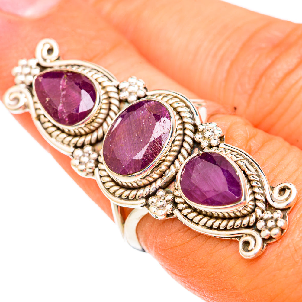 Ruby Rings handcrafted by Anasilvercos - RING104070