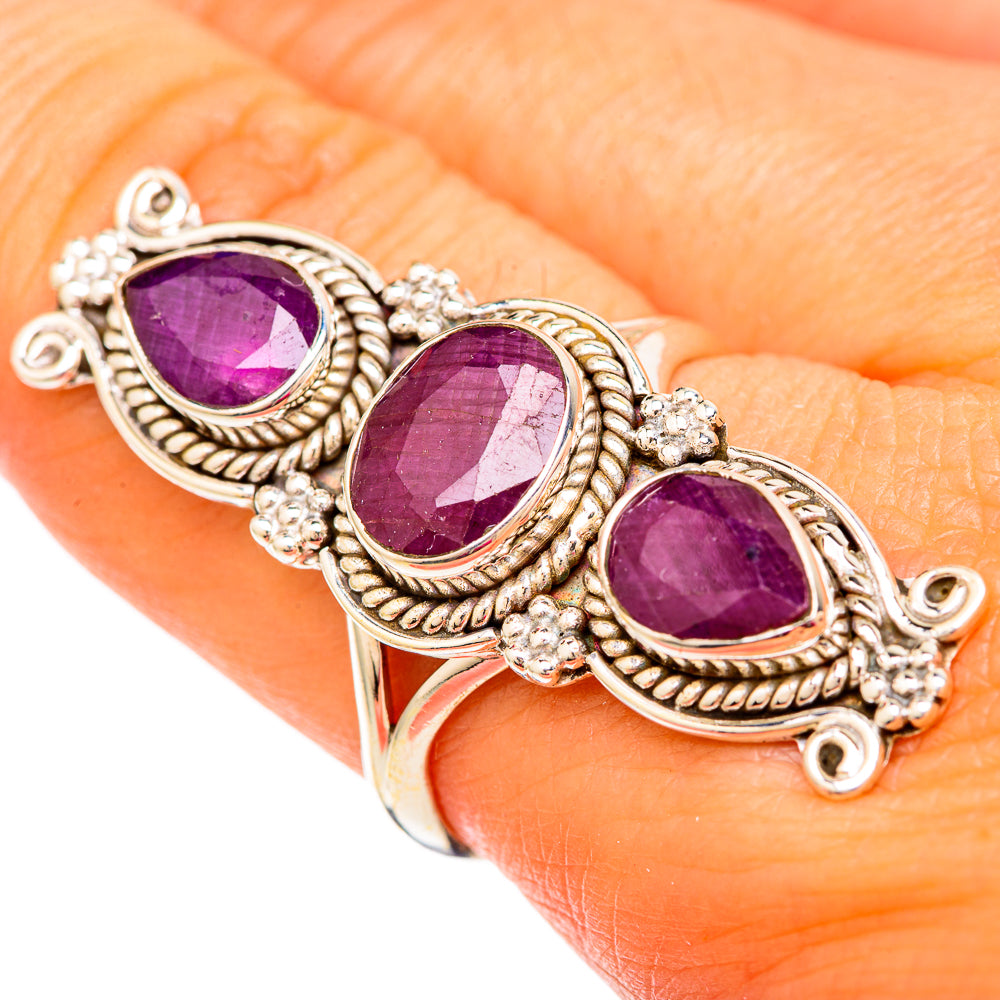 Ruby Rings handcrafted by Anasilvercos - RING104102