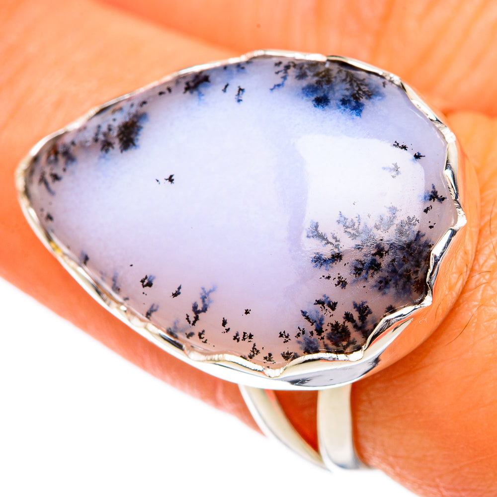 Dendritic Opal Rings handcrafted by Anasilvercos - RING104163