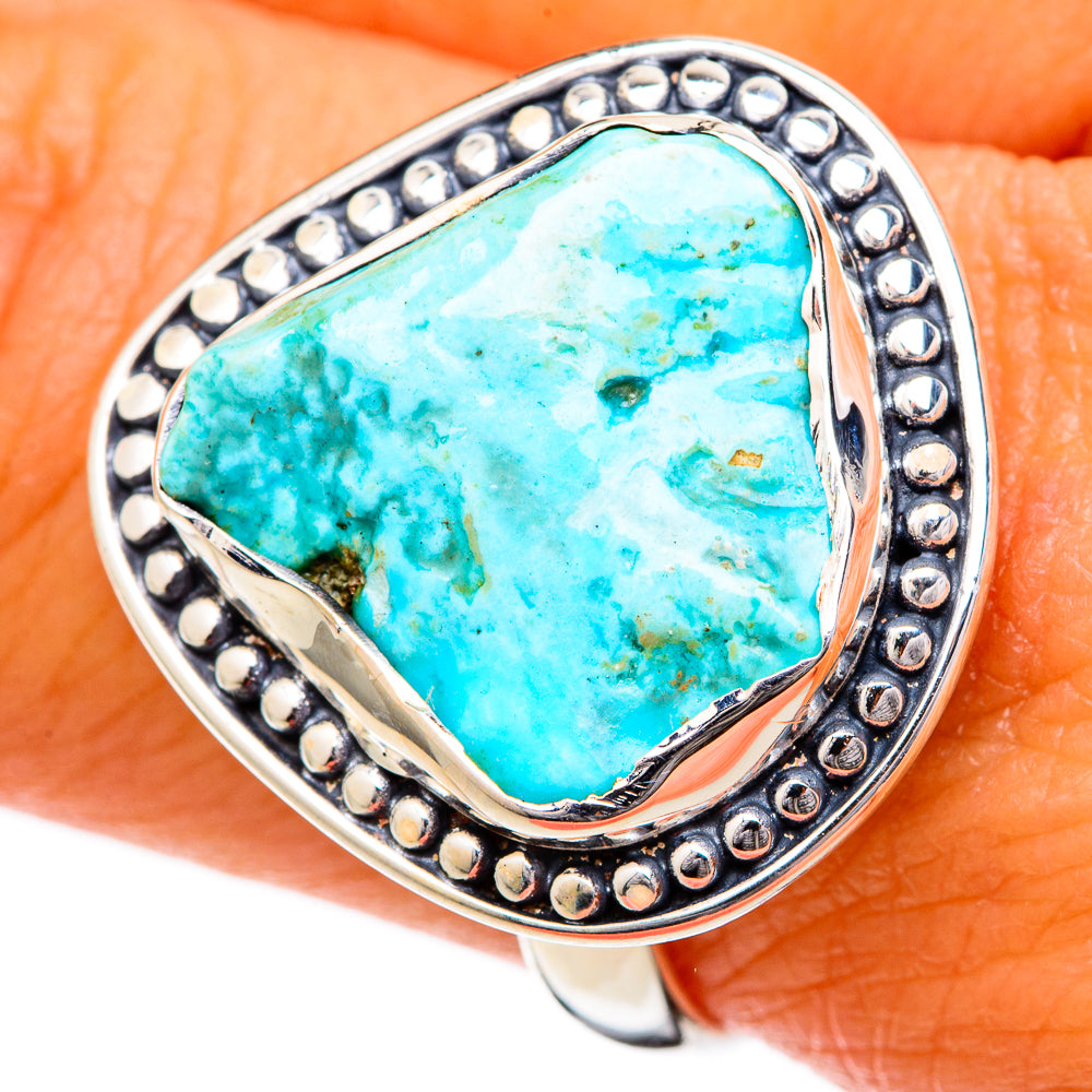 Chrysocolla Rings handcrafted by Anasilvercos - RING104168