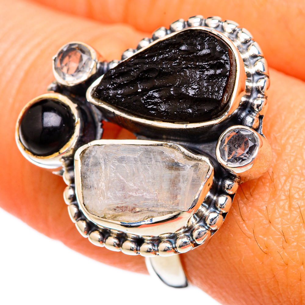Tektite Rings handcrafted by Anasilvercos - RING104183