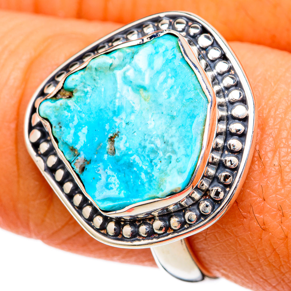 Chrysocolla Rings handcrafted by Anasilvercos - RING104208