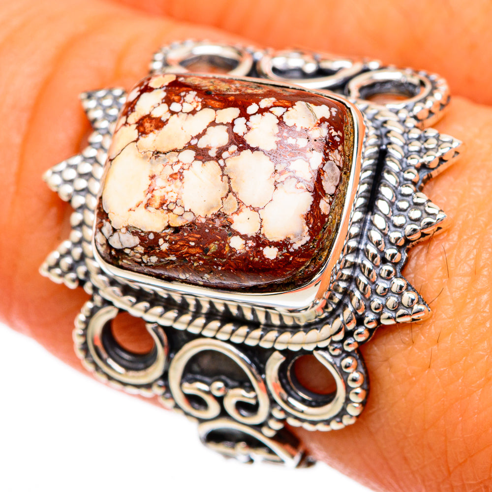 Wild Horse Jasper Rings handcrafted by Anasilvercos - RING104215