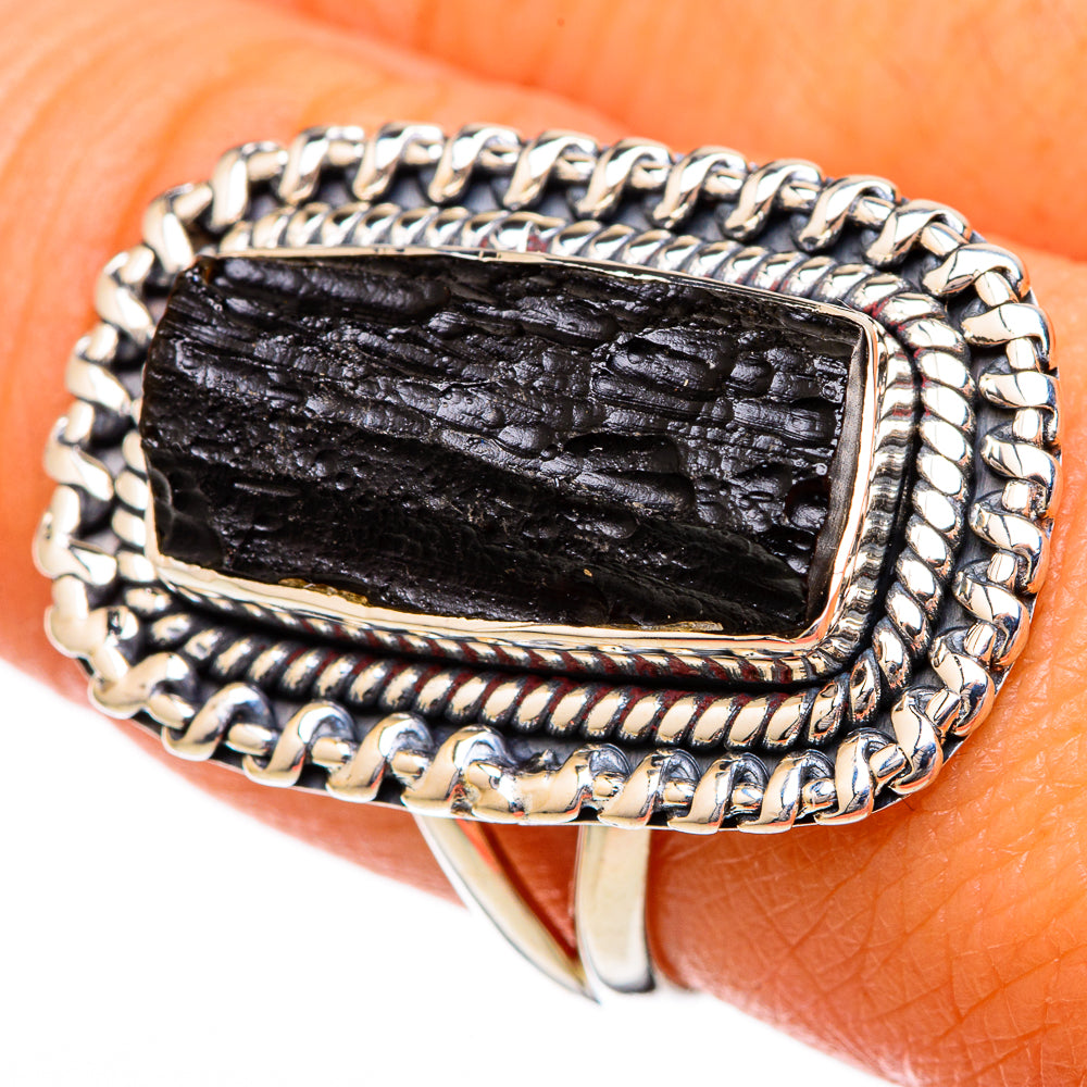 Tektite Rings handcrafted by Anasilvercos - RING104224