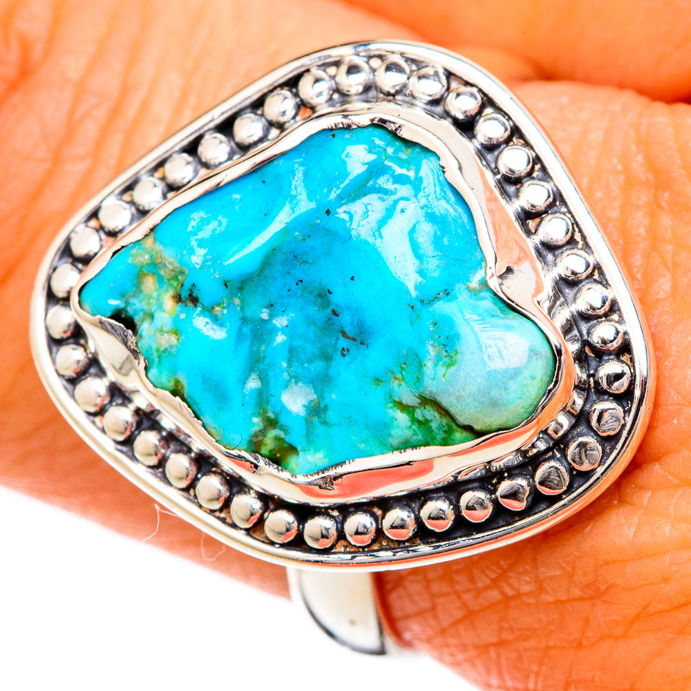 Chrysocolla Rings handcrafted by Anasilvercos - RING104229