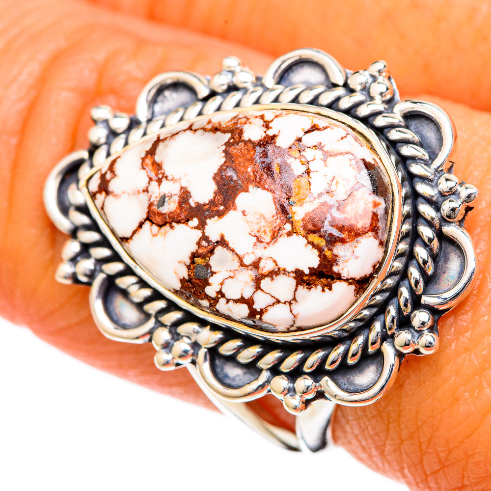 Wild Horse Jasper Rings handcrafted by Anasilvercos - RING104242