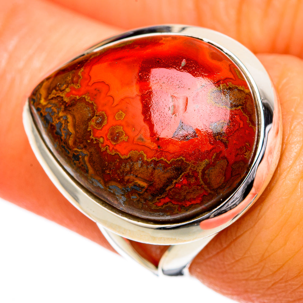 Red Jasper Rings handcrafted by Anasilvercos - RING104243