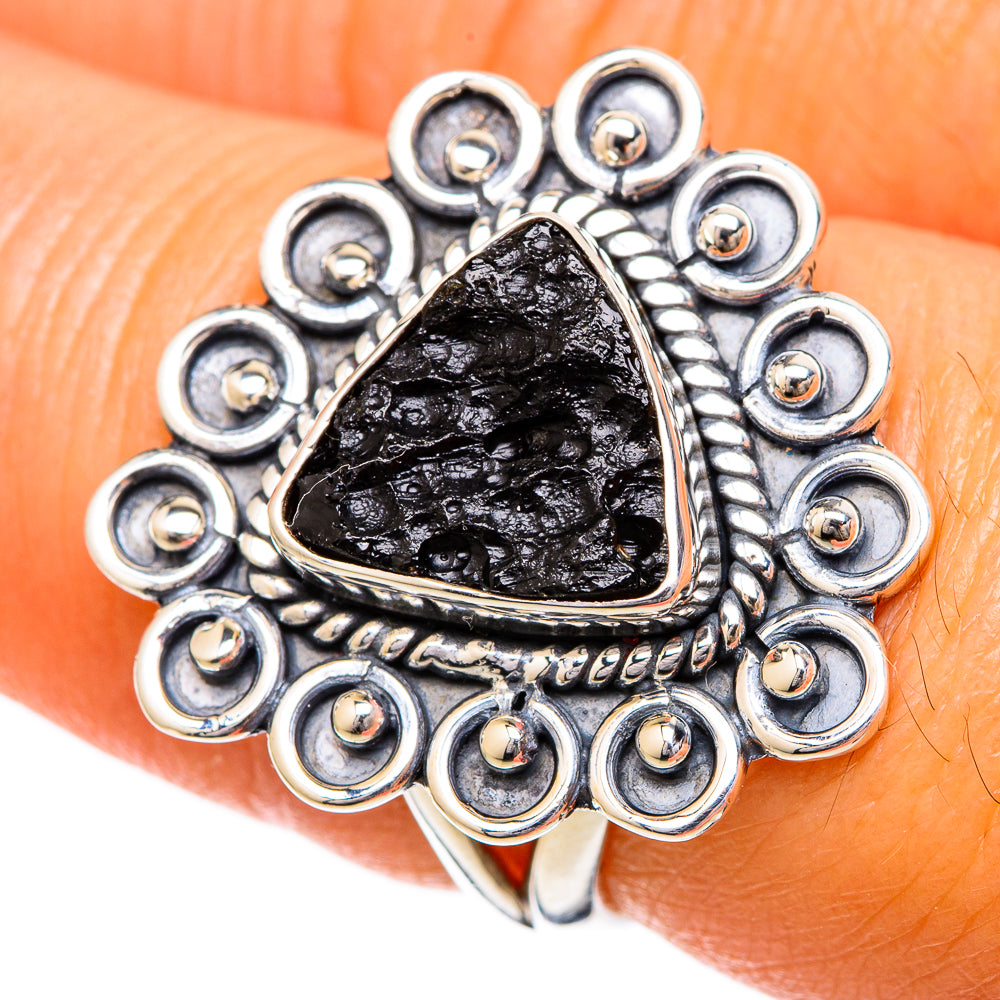 Tektite Rings handcrafted by Anasilvercos - RING104250