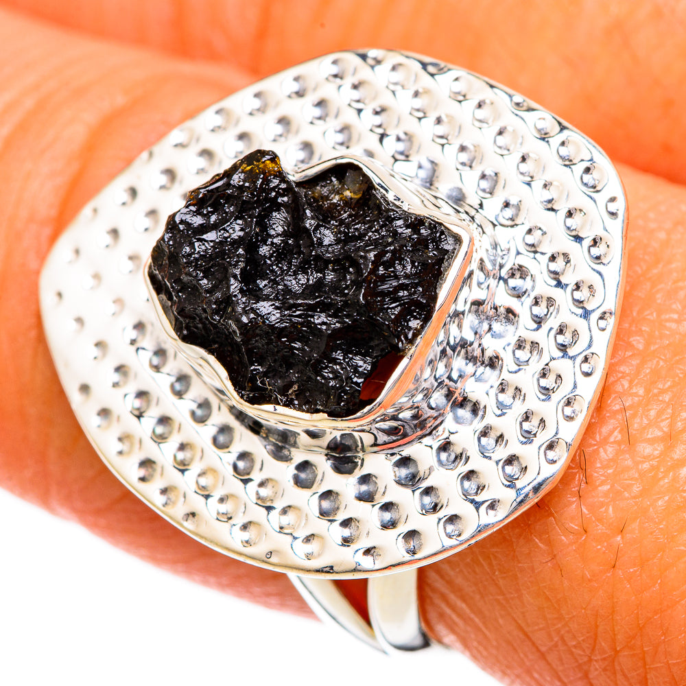 Tektite Rings handcrafted by Anasilvercos - RING104254