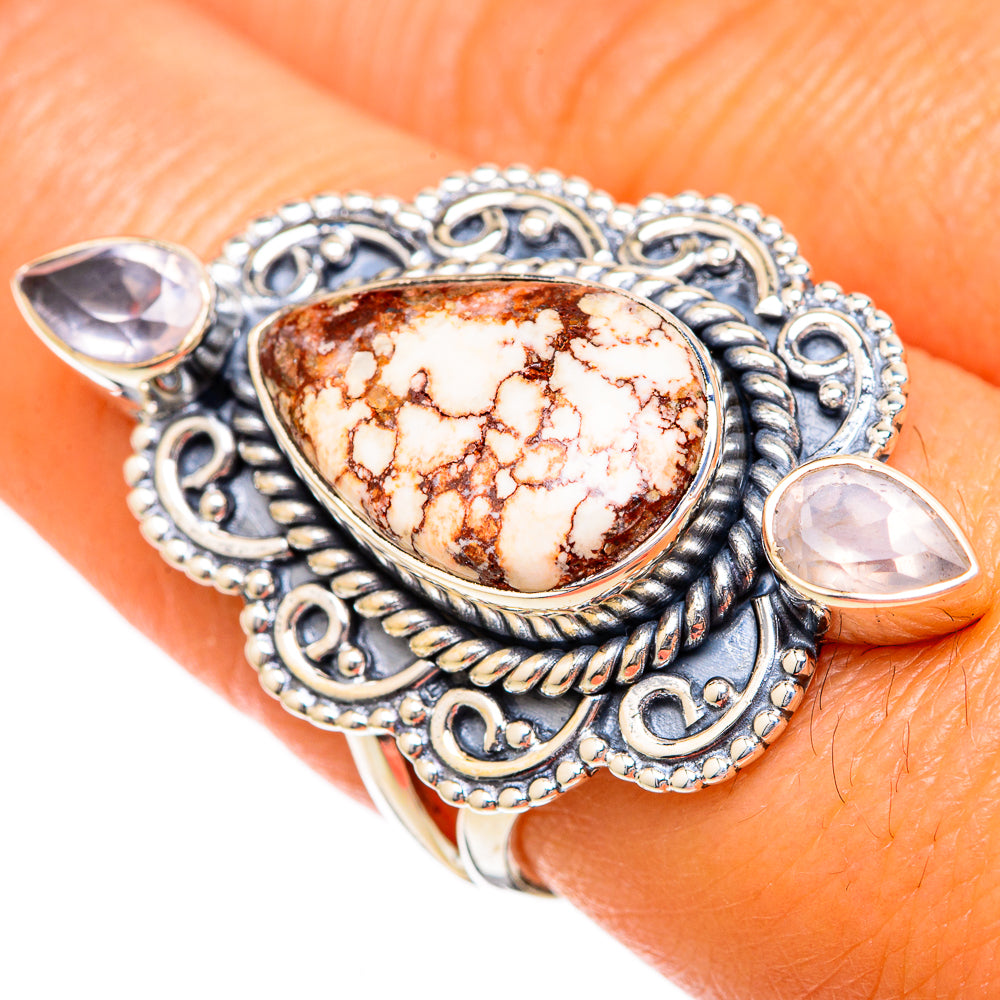 Wild Horse Jasper Rings handcrafted by Anasilvercos - RING104267