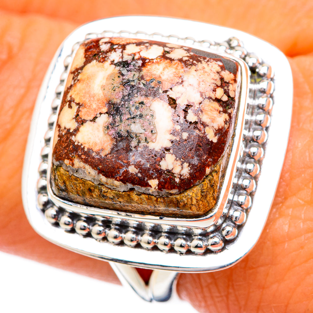 Wild Horse Jasper Rings handcrafted by Anasilvercos - RING104270
