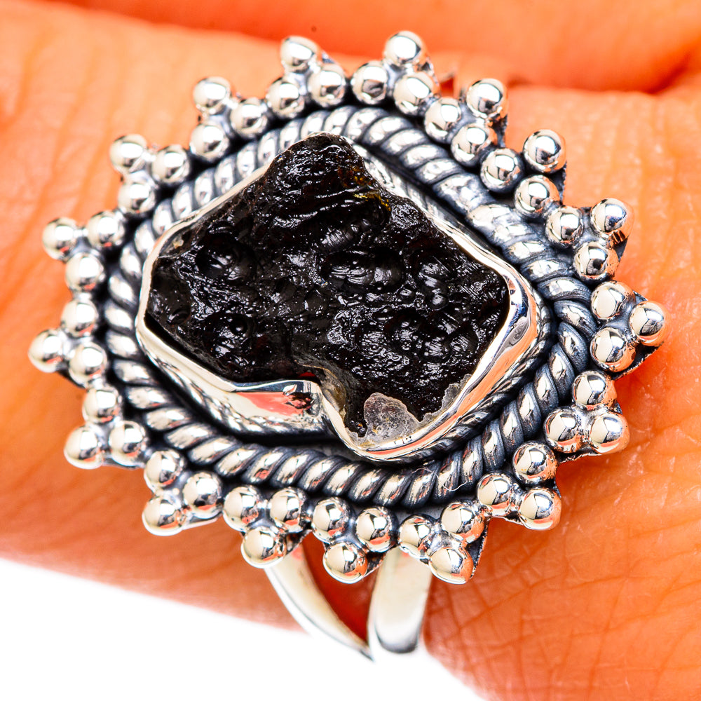 Tektite Rings handcrafted by Anasilvercos - RING104276