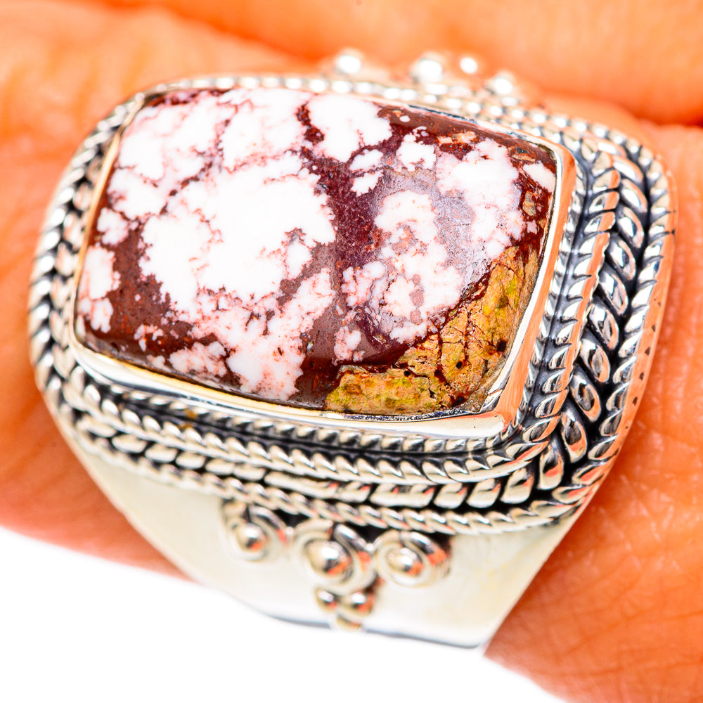 Wild Horse Jasper Rings handcrafted by Anasilvercos - RING104290