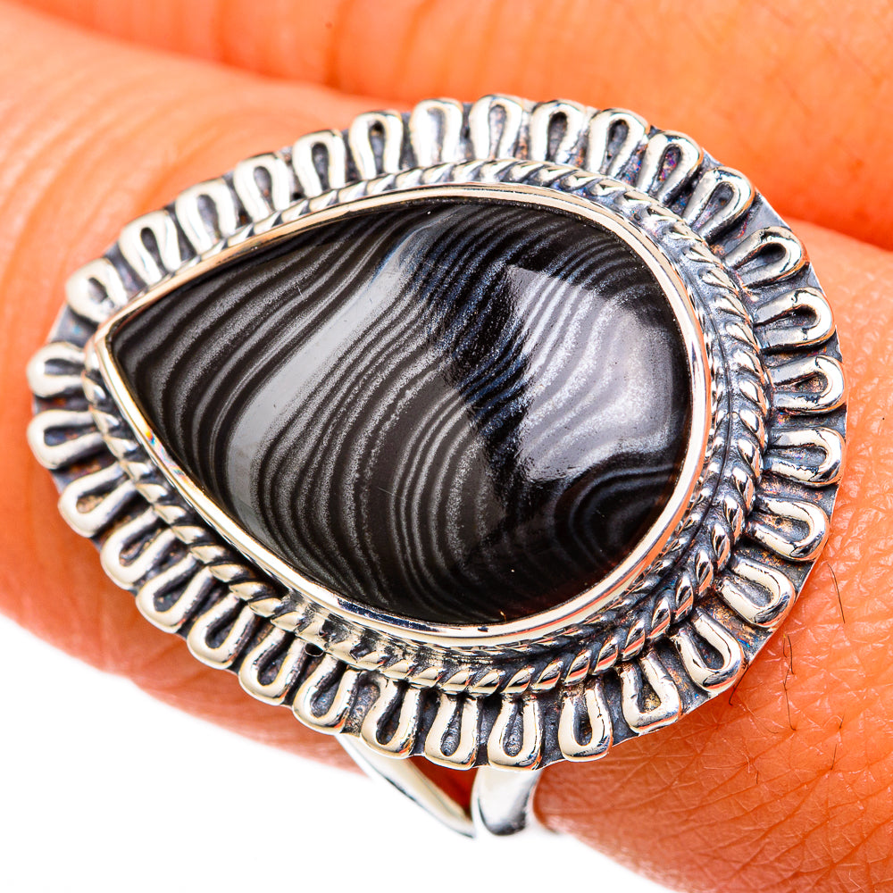 Psilomelane Rings handcrafted by Anasilvercos - RING104294