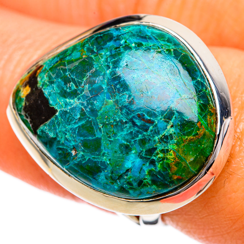Chrysocolla Rings handcrafted by Anasilvercos - RING104299
