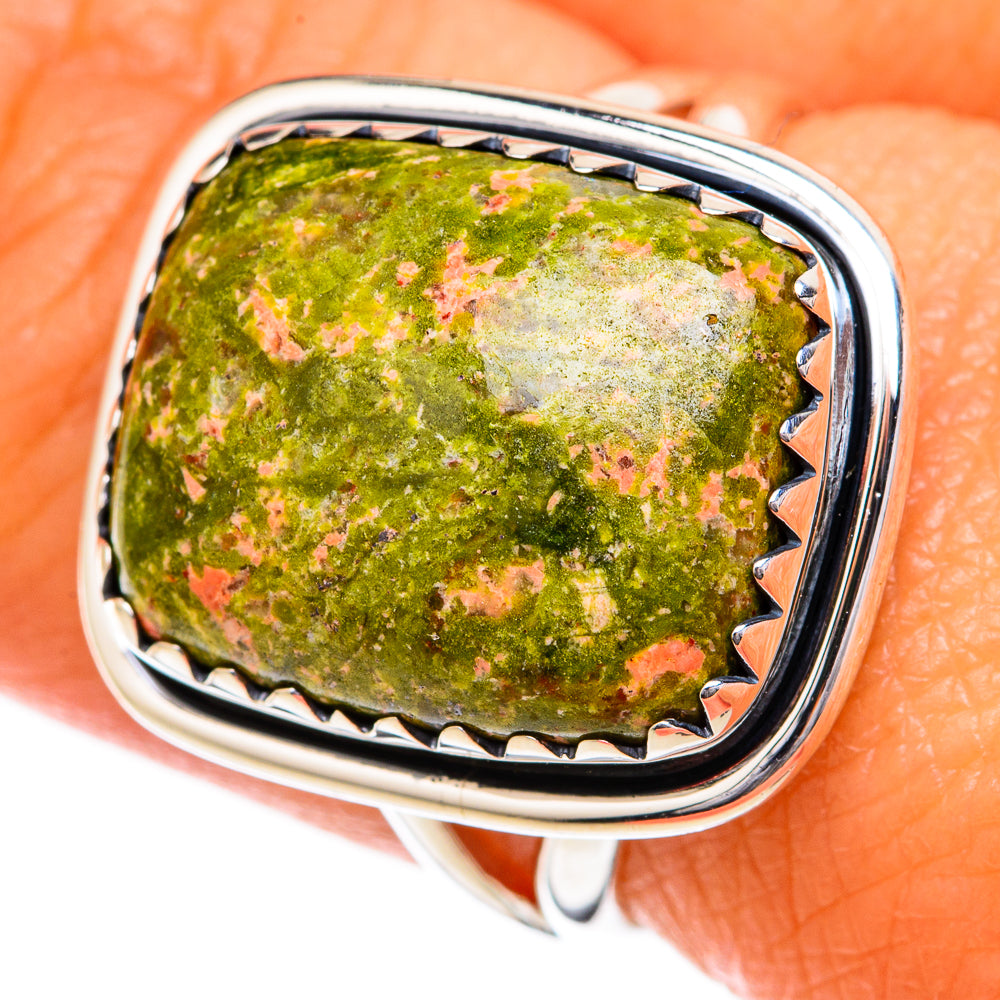 Unakite Rings handcrafted by Anasilvercos - RING104303