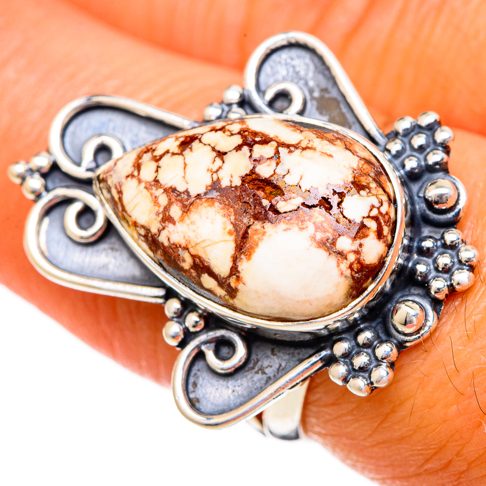Wild Horse Jasper Rings handcrafted by Anasilvercos - RING104308