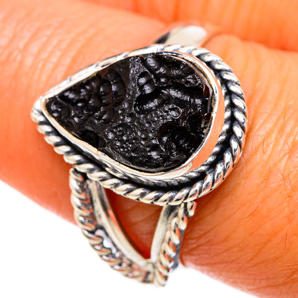 Tektite Rings handcrafted by Anasilvercos - RING104316
