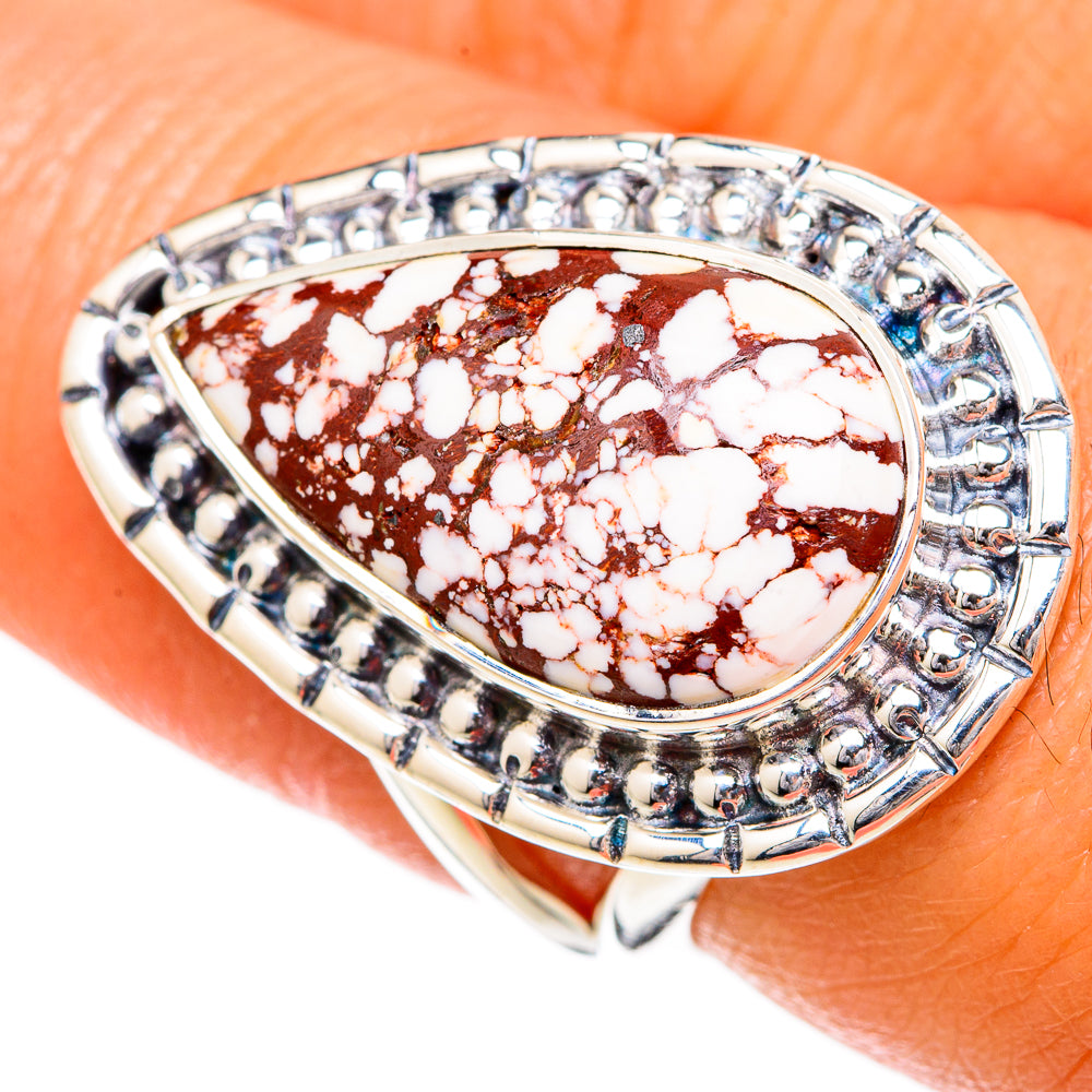 Wild Horse Jasper Rings handcrafted by Anasilvercos - RING104325