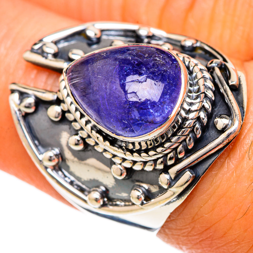 Tanzanite Rings handcrafted by Anasilvercos - RING104326