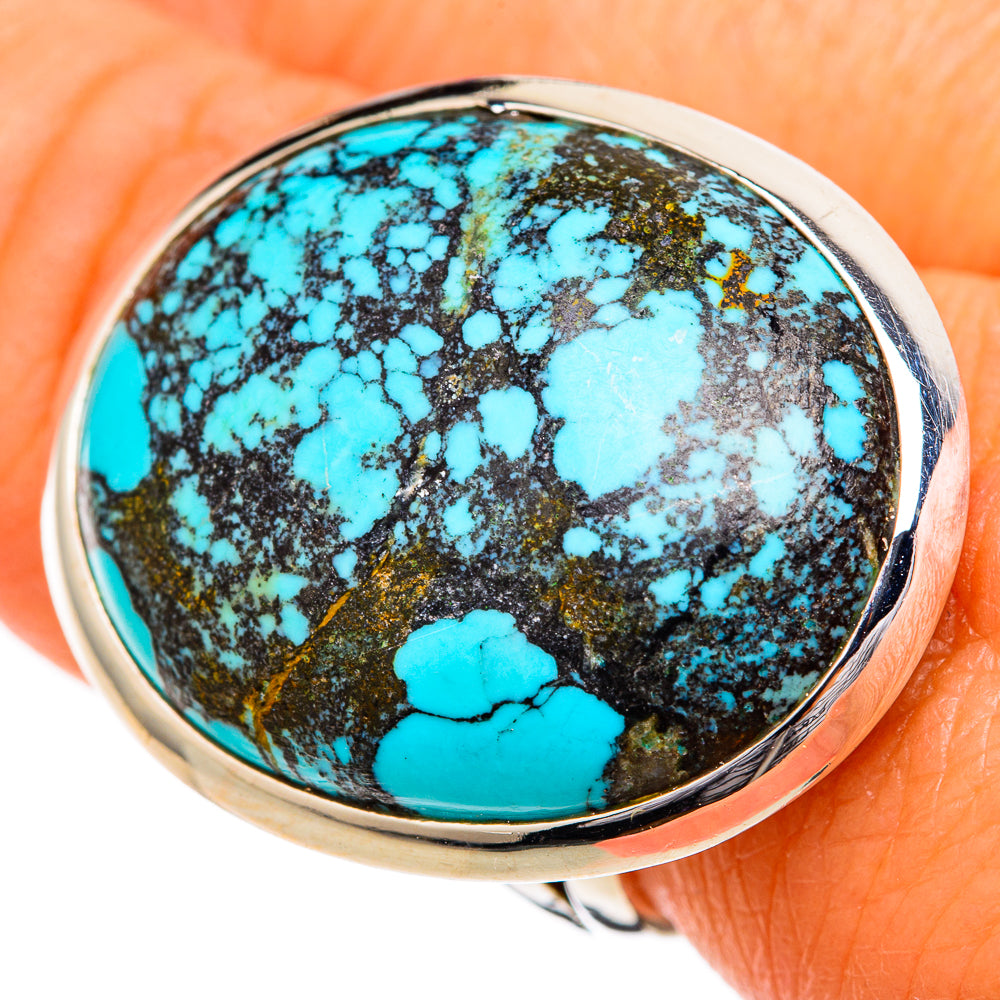 Tibetan Turquoise Rings handcrafted by Anasilvercos - RING104346